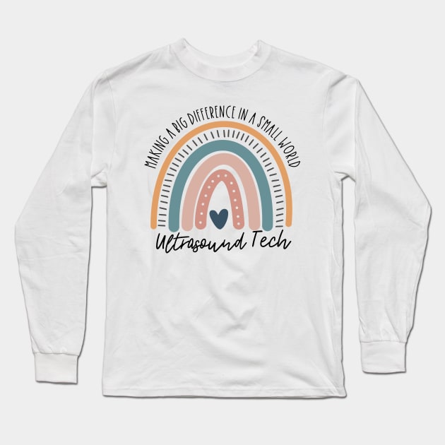 Ultrasound Tech Long Sleeve T-Shirt by IndigoPine